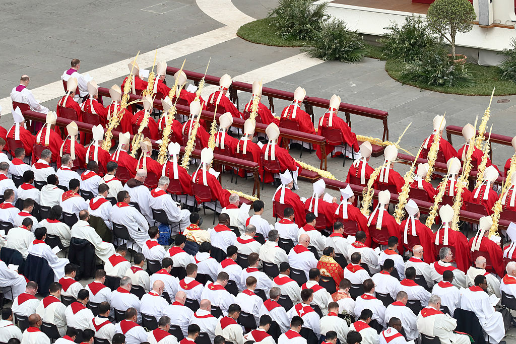 Palm Sunday Mass Celebrated by Cardinal Leonardo Sandri, Delegated by Pope Francis in St. Peters Square